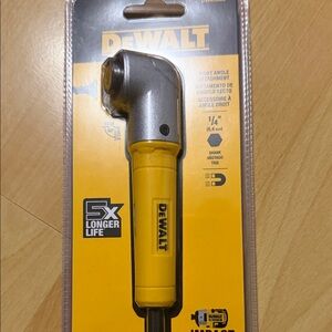 DEWALT Right Angle Attachment - Yellow